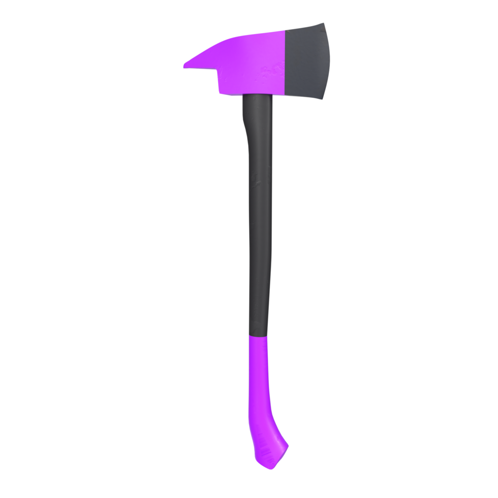 Fire axe isolated on transparent png