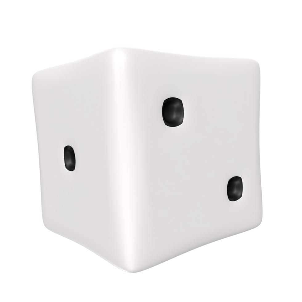 Dice isolated on transparent png