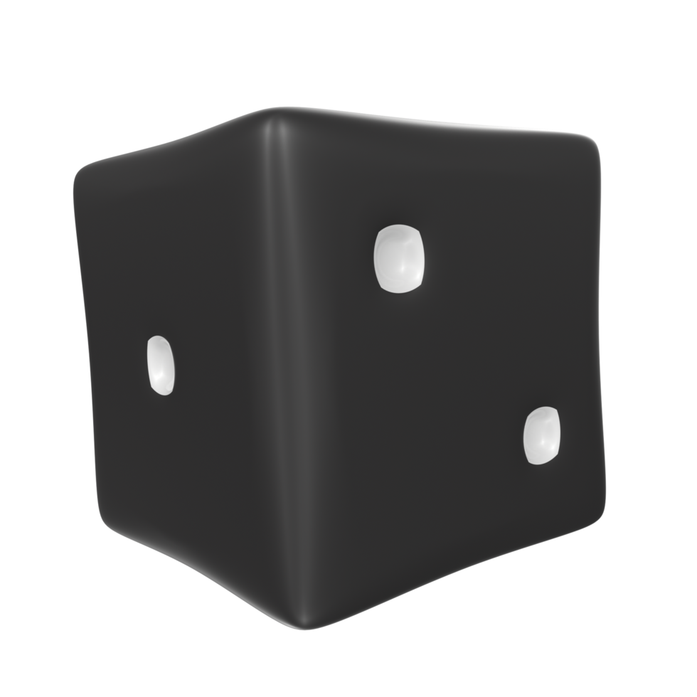 Dice isolated on transparent png