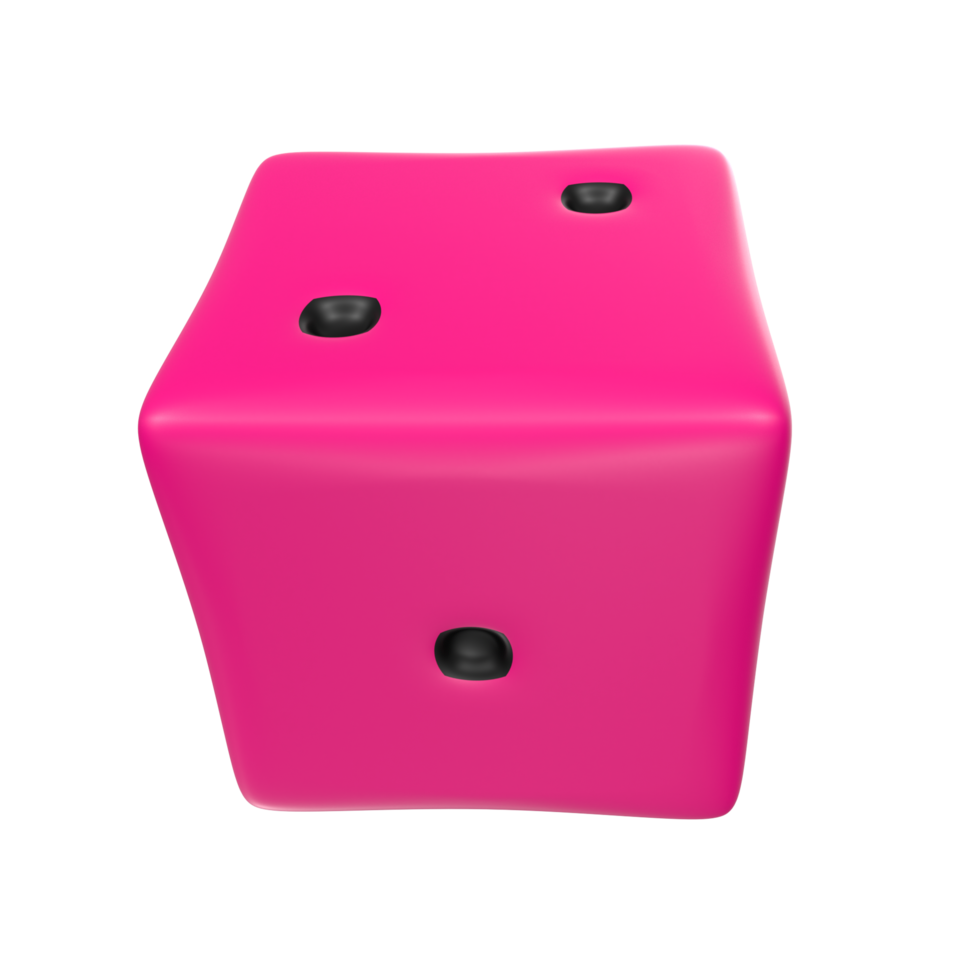 Dice isolated on transparent png