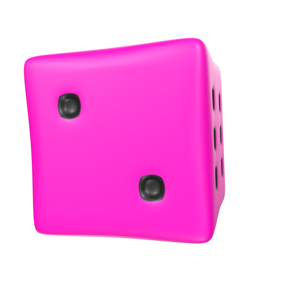 Dice isolated on transparent png