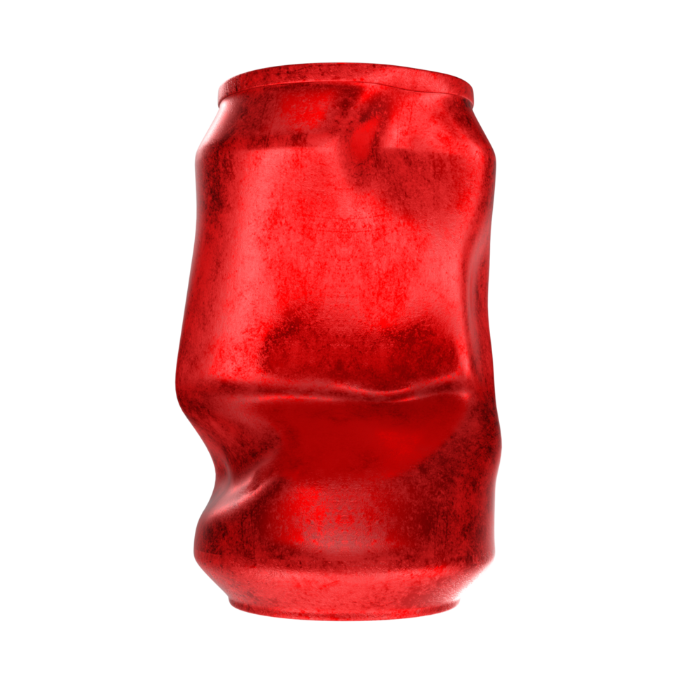 Tin can isolated on transparent png