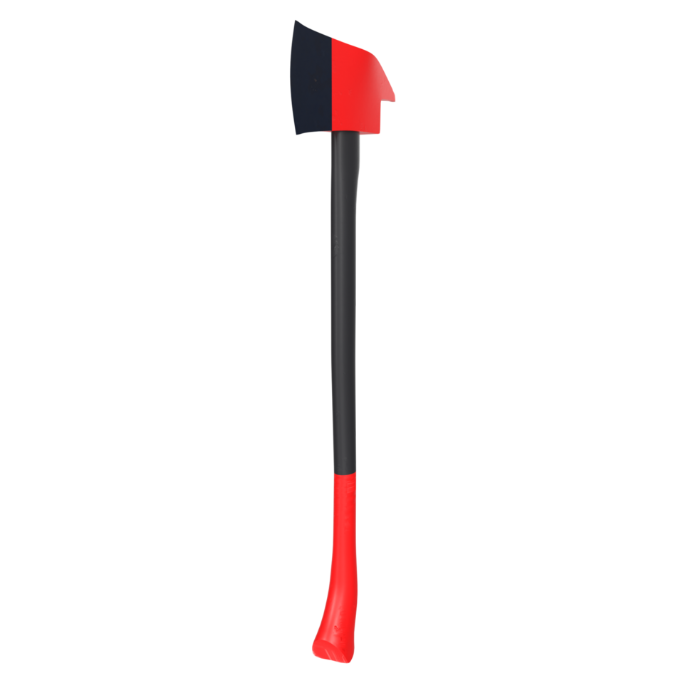 Fire axe isolated on transparent png