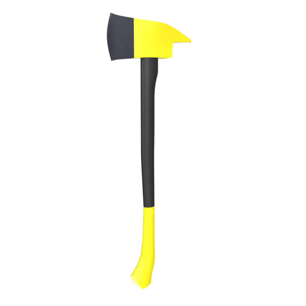Fire axe isolated on transparent png
