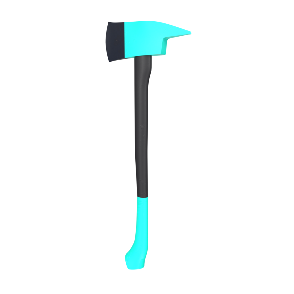 Fire axe isolated on transparent png