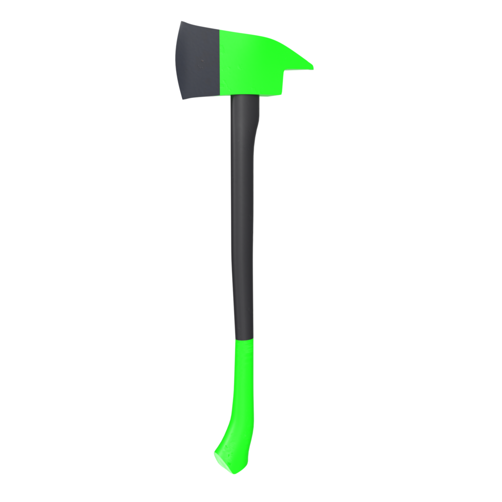 Fire axe isolated on transparent png