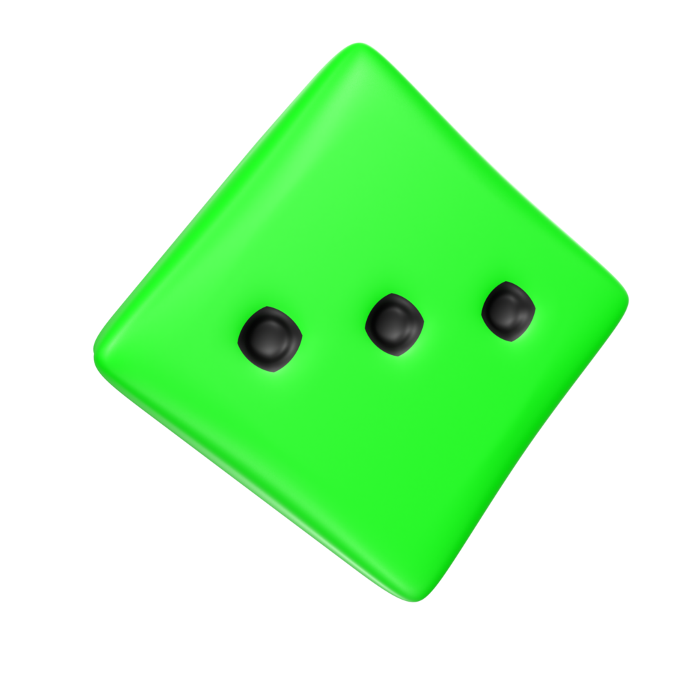 Dice isolated on transparent png