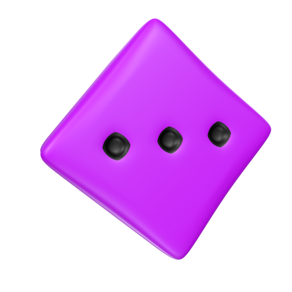 Dice isolated on transparent png
