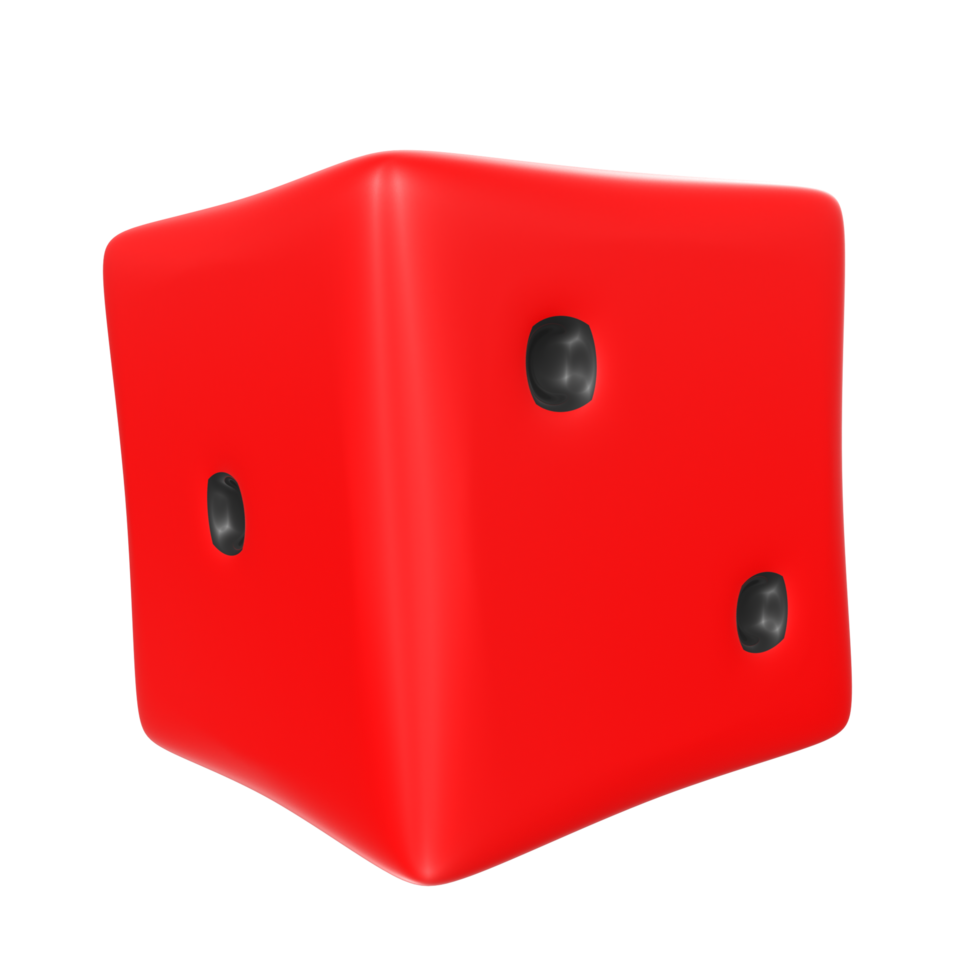 Dice isolated on transparent png