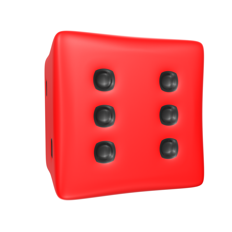 Dice isolated on transparent png