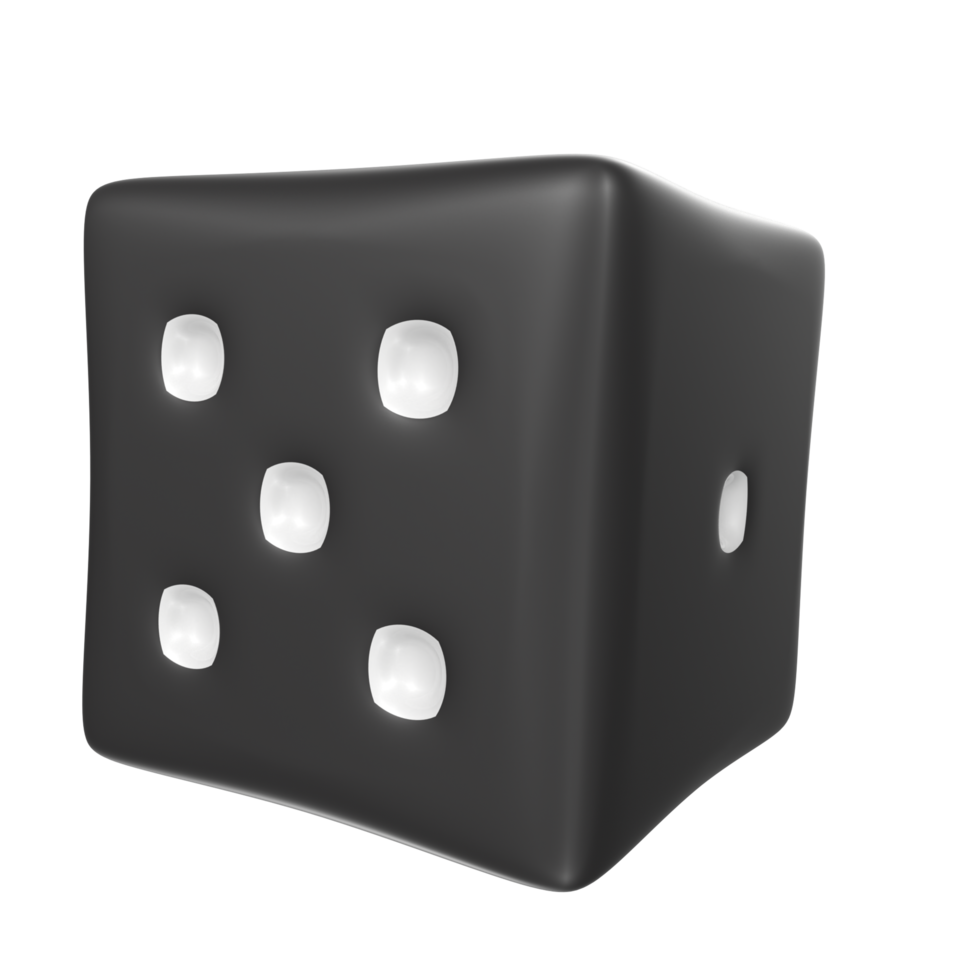 Dice isolated on transparent png