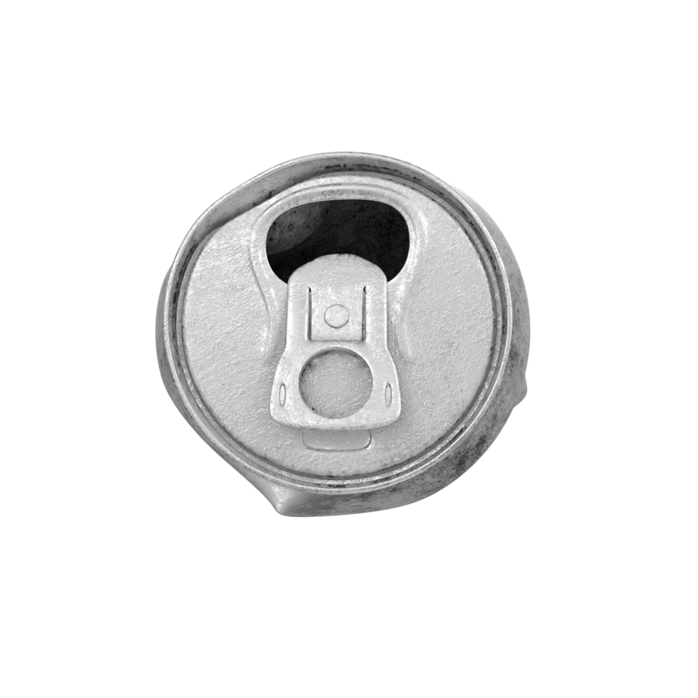 Tin can isolated on transparent png