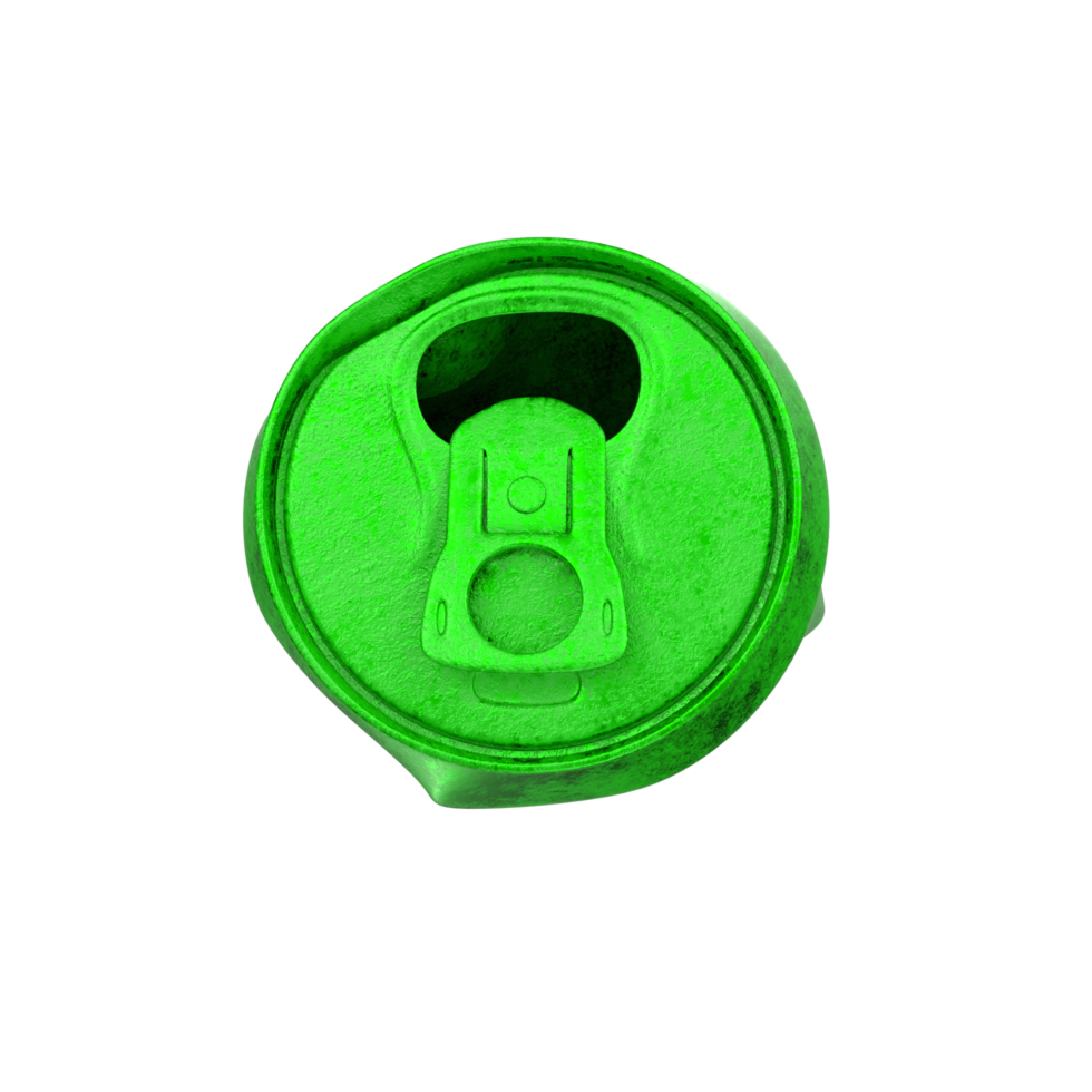 Tin can isolated on transparent png