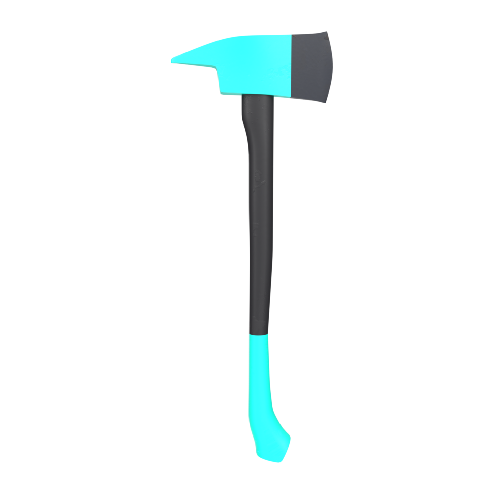 Fire axe isolated on transparent png