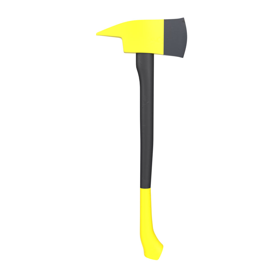 Fire axe isolated on transparent png