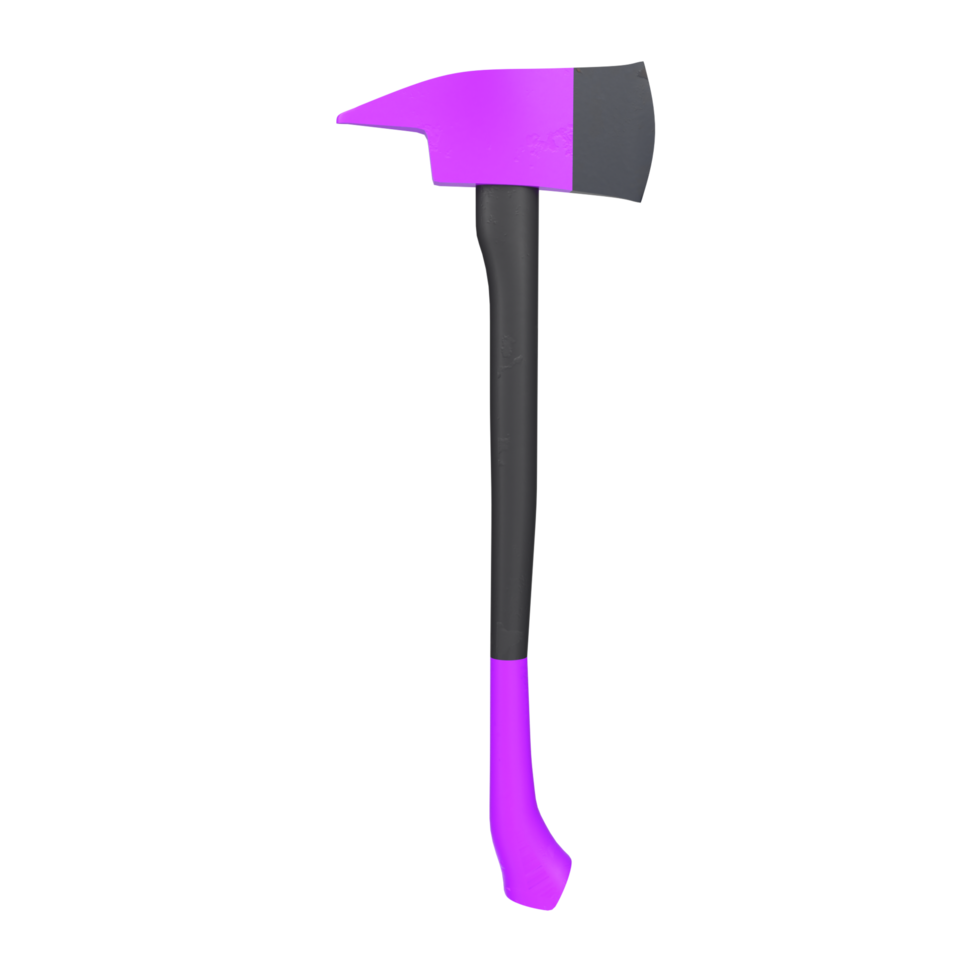 Fire axe isolated on transparent png