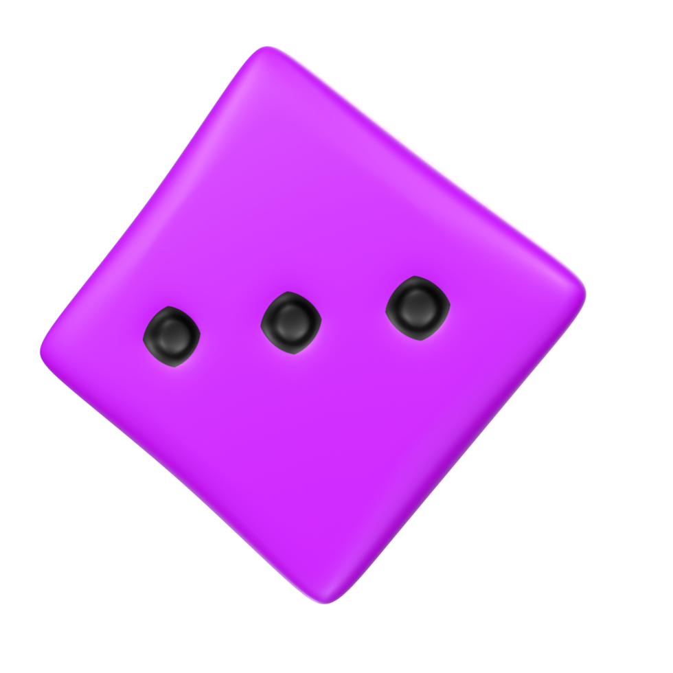 Dice isolated on transparent png