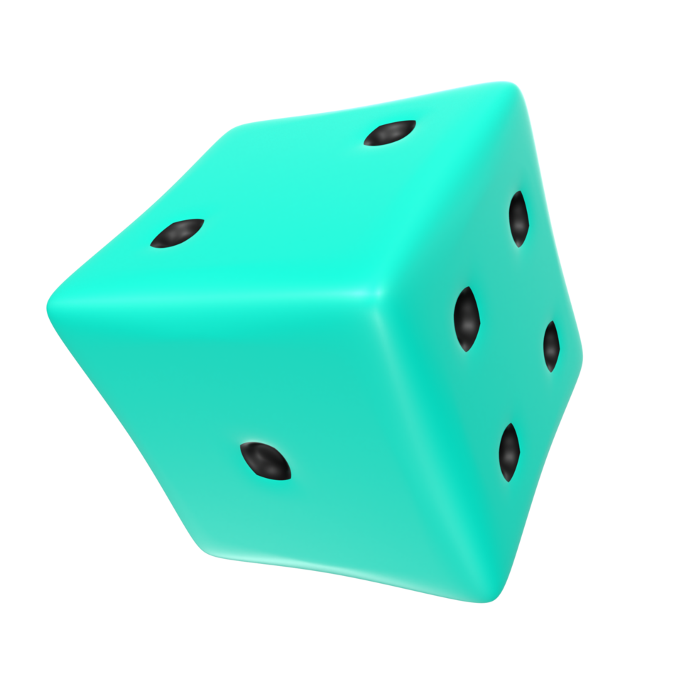 Dice isolated on transparent png