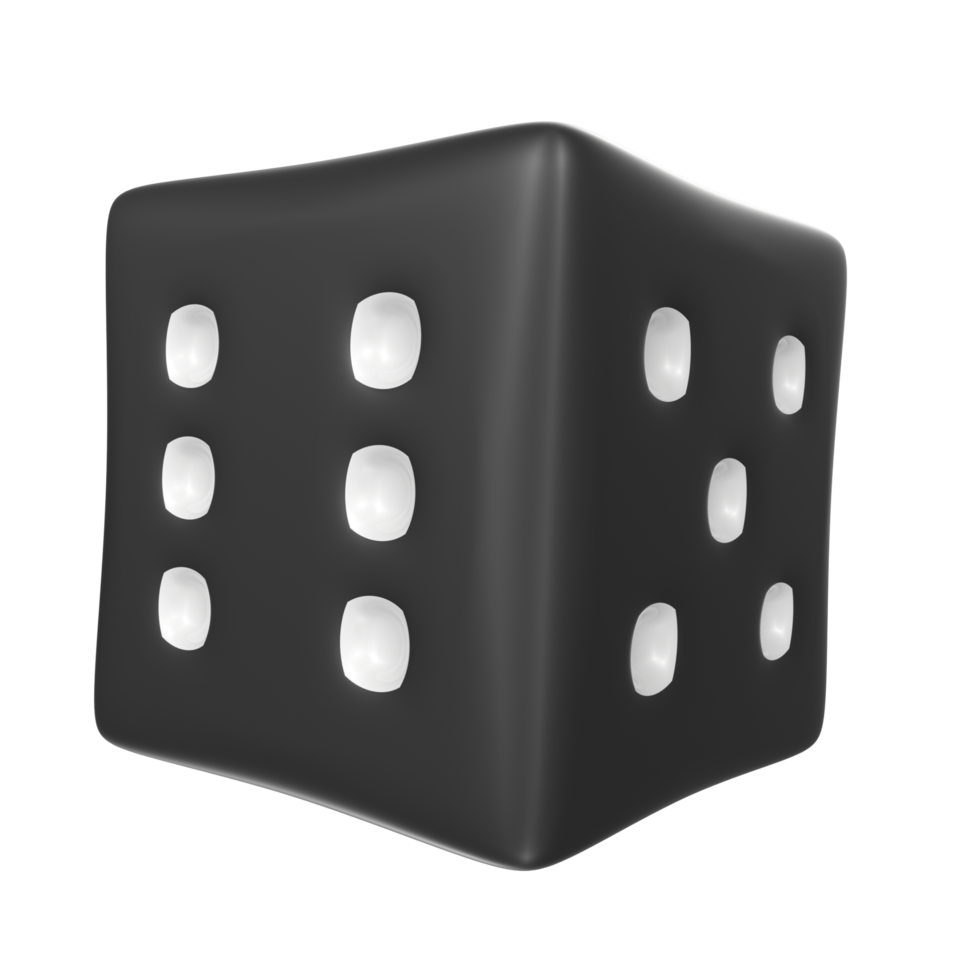 Dice isolated on transparent png