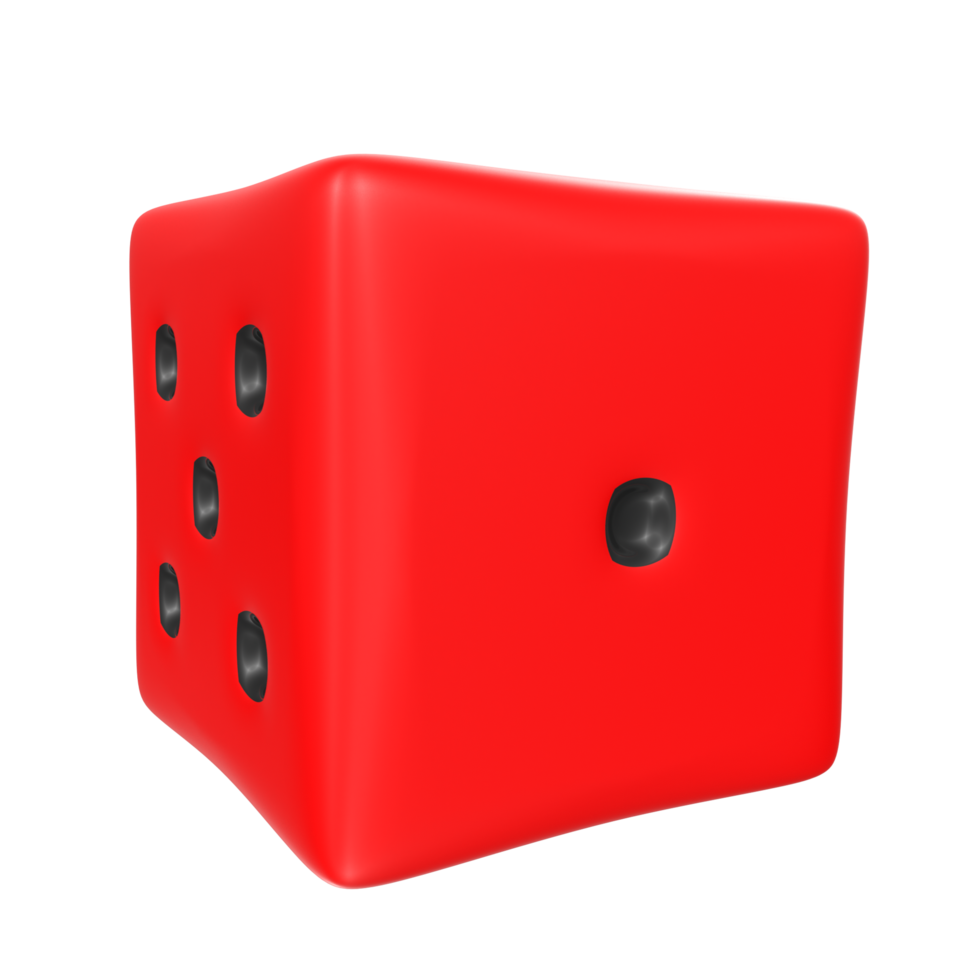 Dice isolated on transparent png