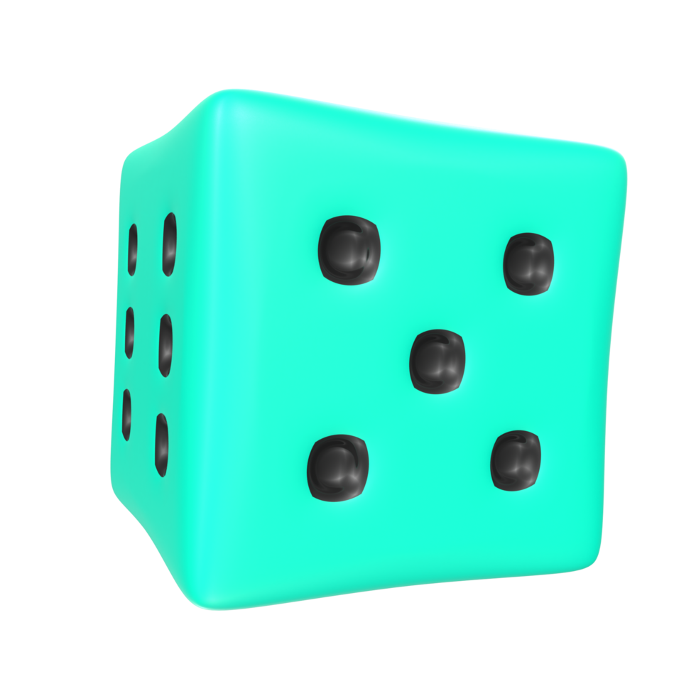 Dice isolated on transparent png
