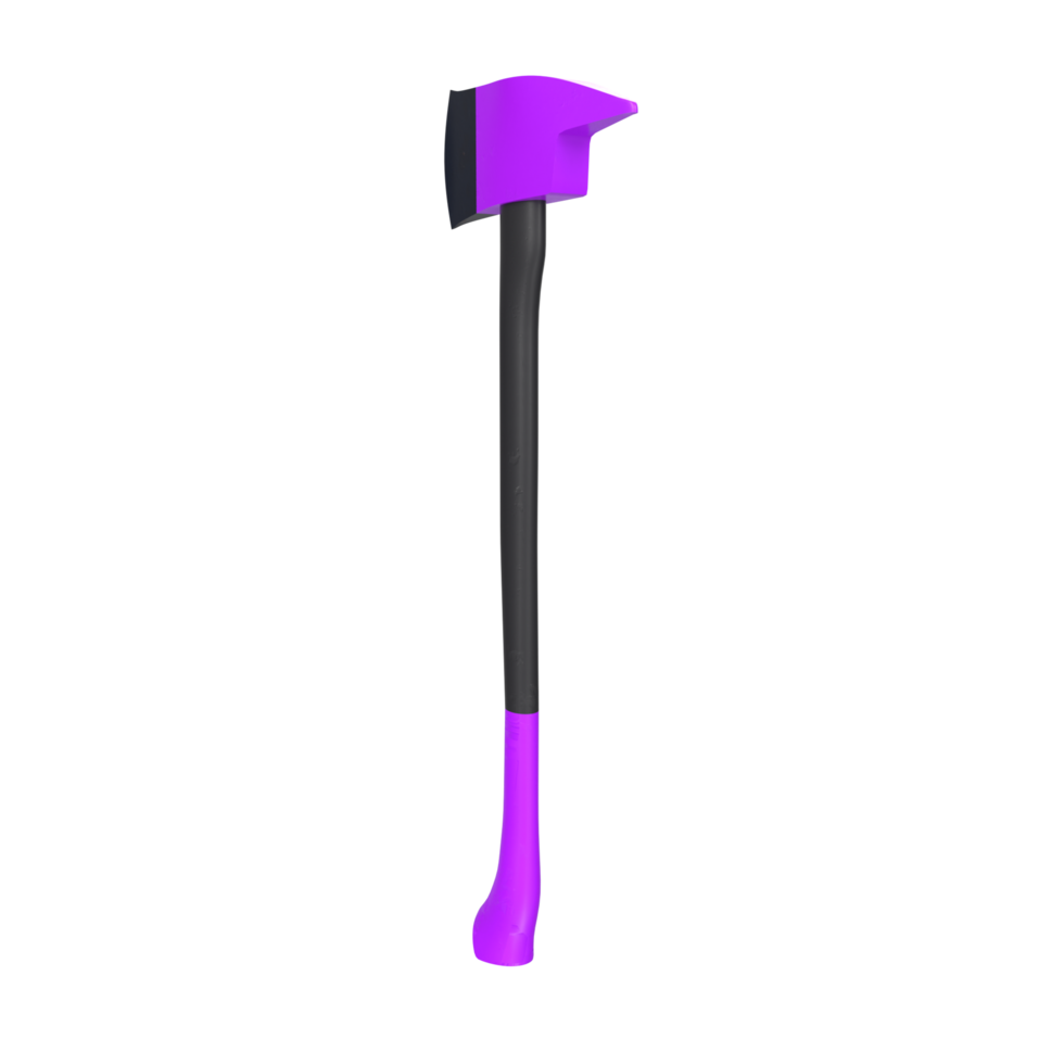 Fire axe isolated on transparent png