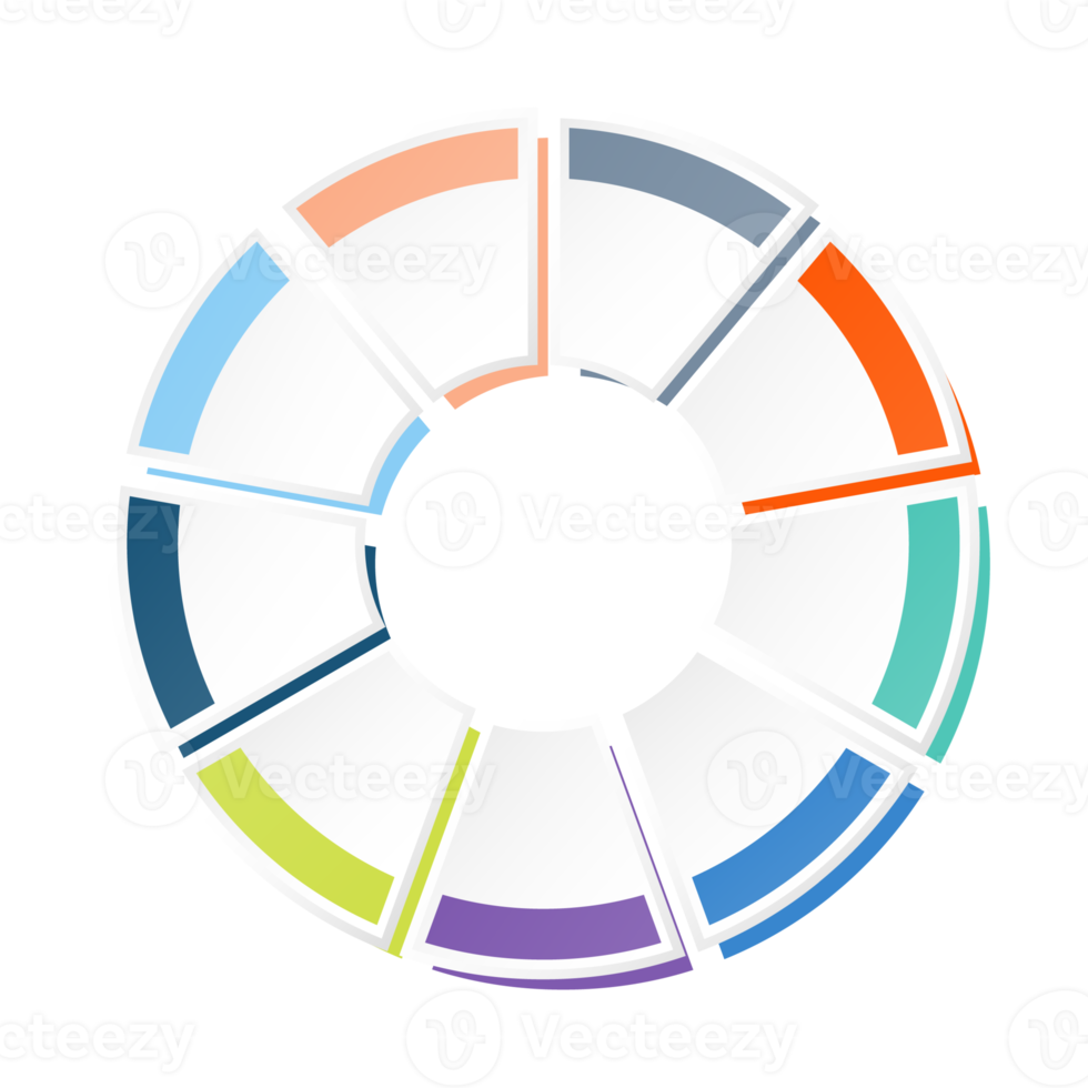 Infographic with 9 steps, process or options. png