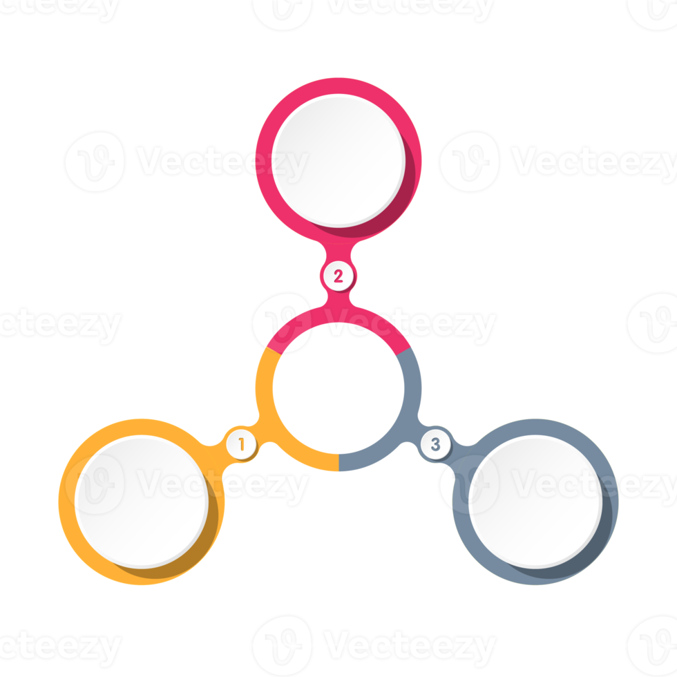 infographic met 3 stappen, werkwijze of opties. png