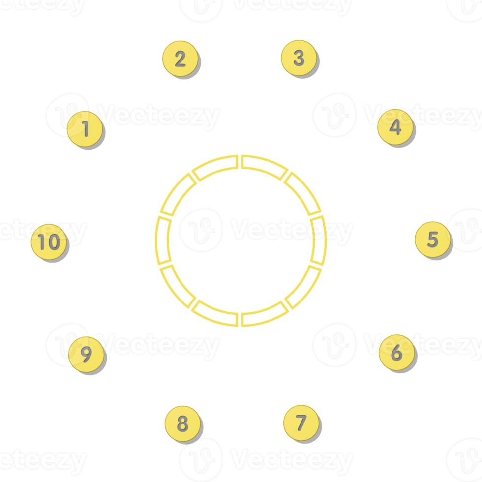 infographic med 10 steg, bearbeta eller alternativ. png