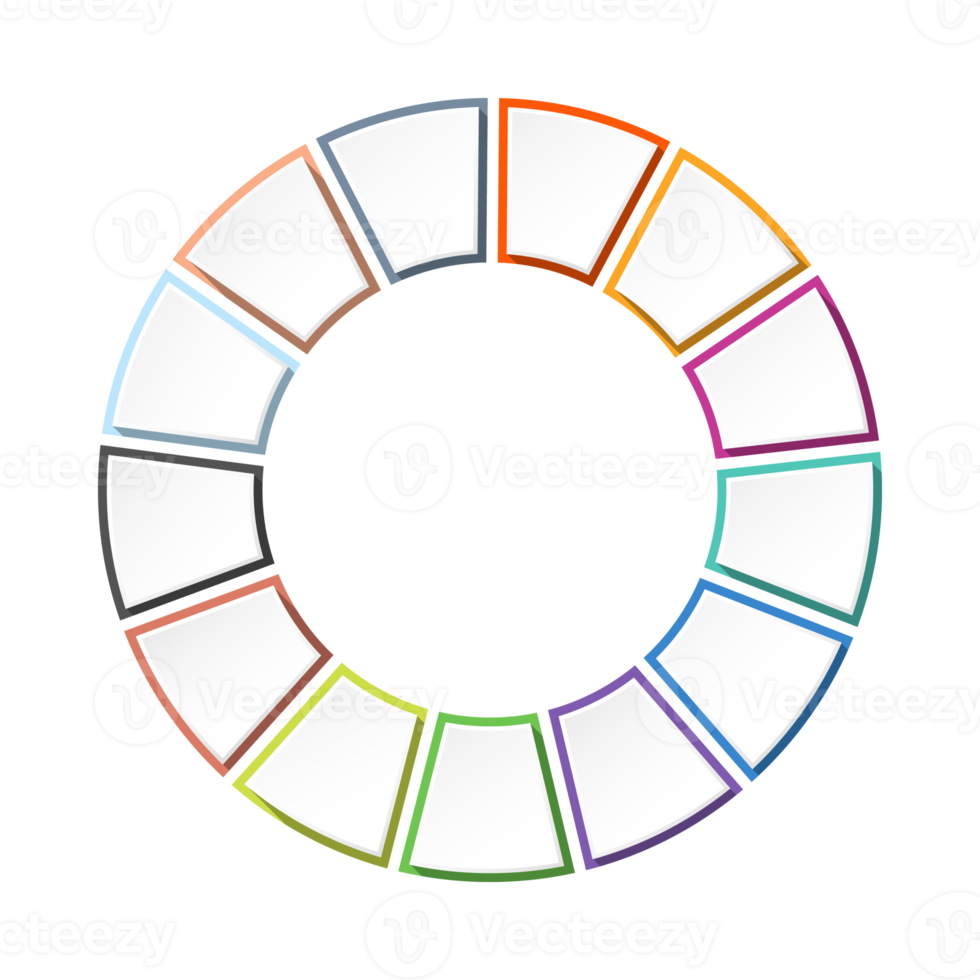 Infographic with 13 steps, process or options. png