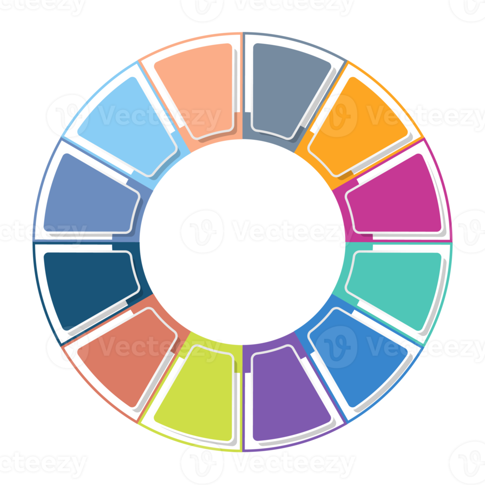 infographic met 12 stappen, werkwijze of opties. png