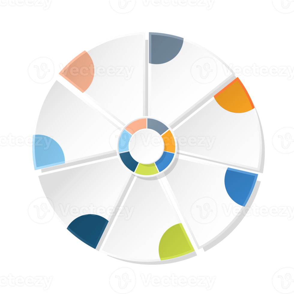 Infographic with 7 steps, process or options. png
