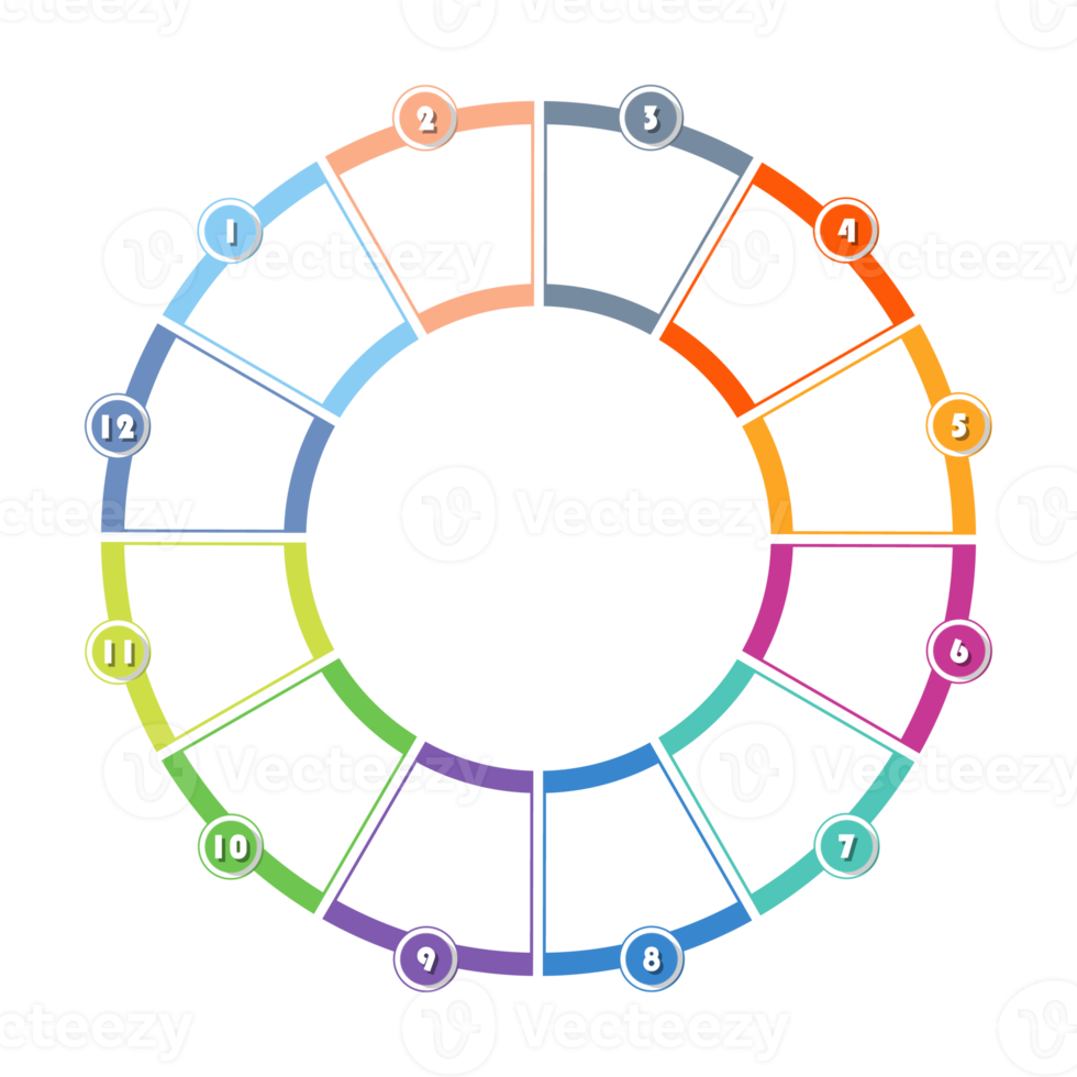 infografía con 12 pasos, procesos u opciones. png