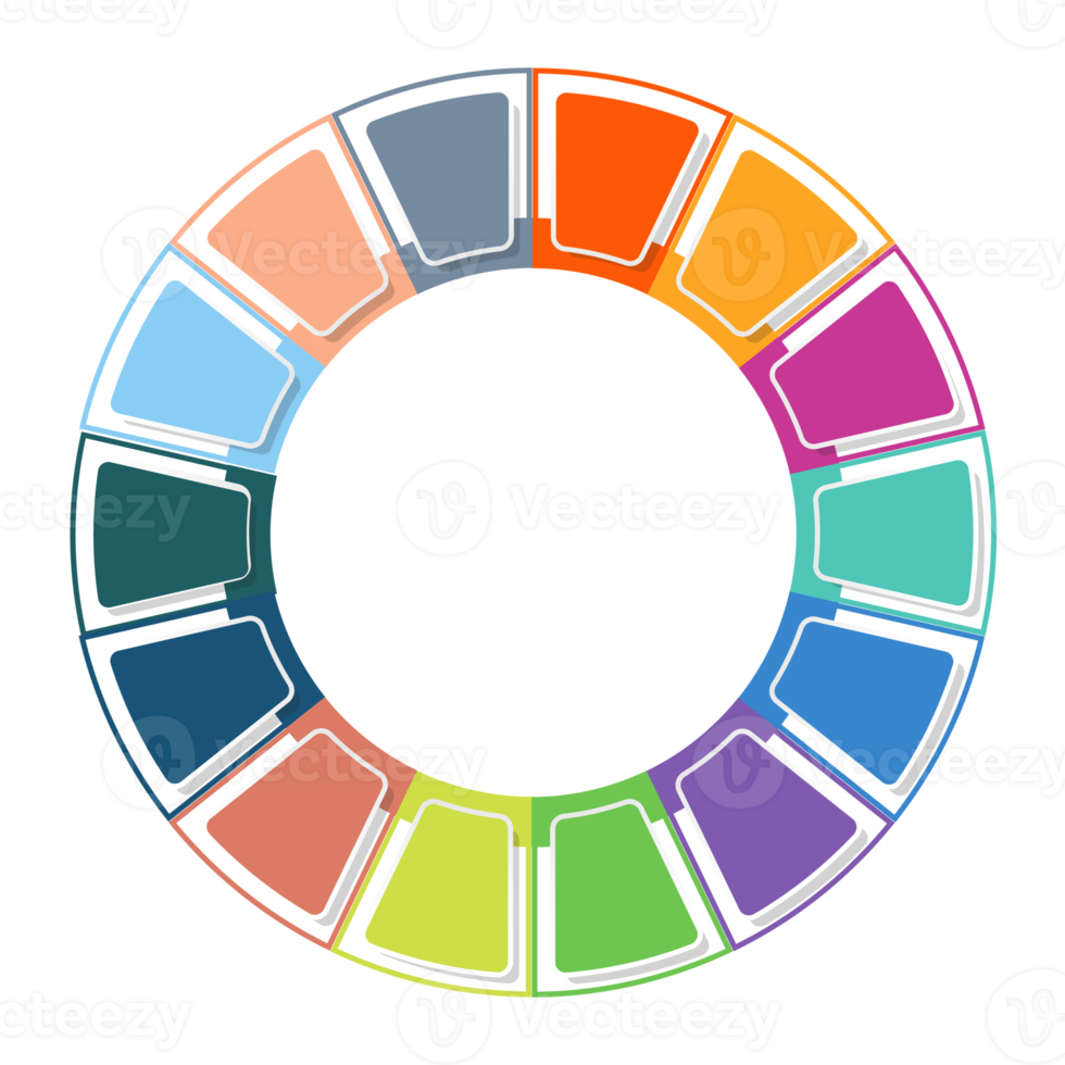 Infographic with 14 steps, process or options. png