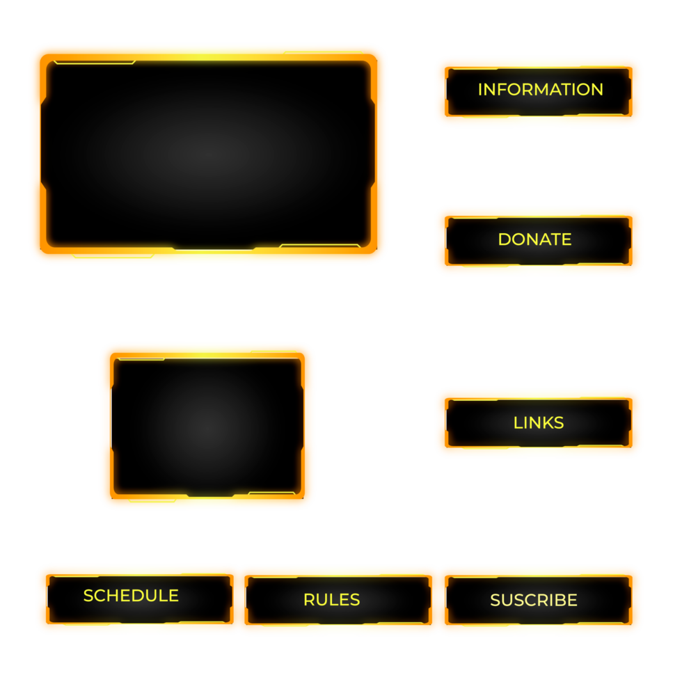 overlay gamer and streamer png