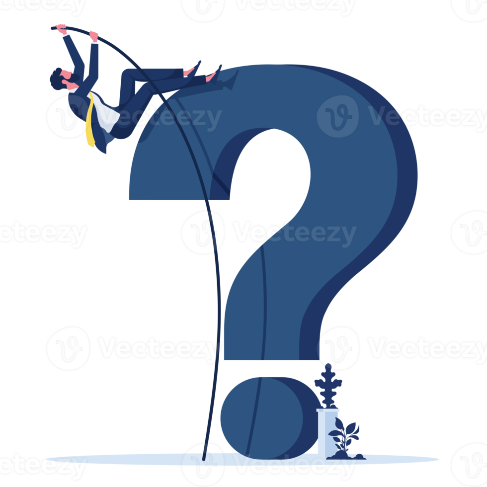 negocio resolver problemas-desafío dificultades concepto, hombre de negocios salto con pértiga superar obstáculos para resolver problemas png