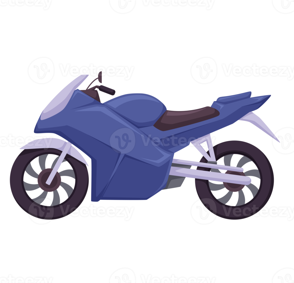 ilustração isolada de motocicleta e scooter png