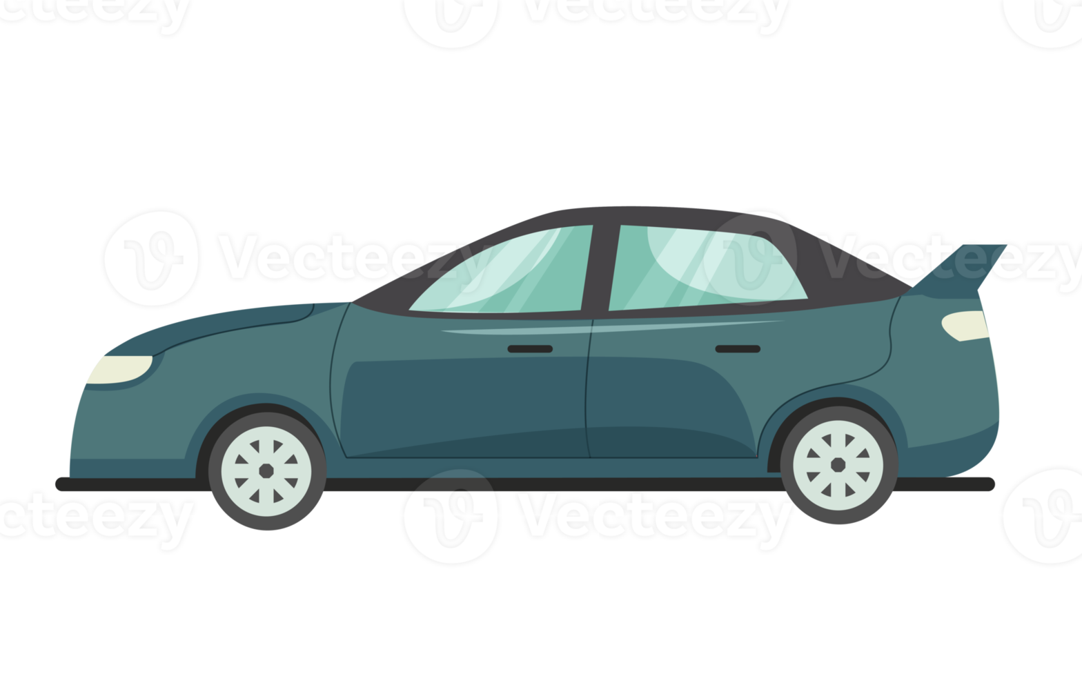 transporte de vehículos de automóviles en estilo plano png