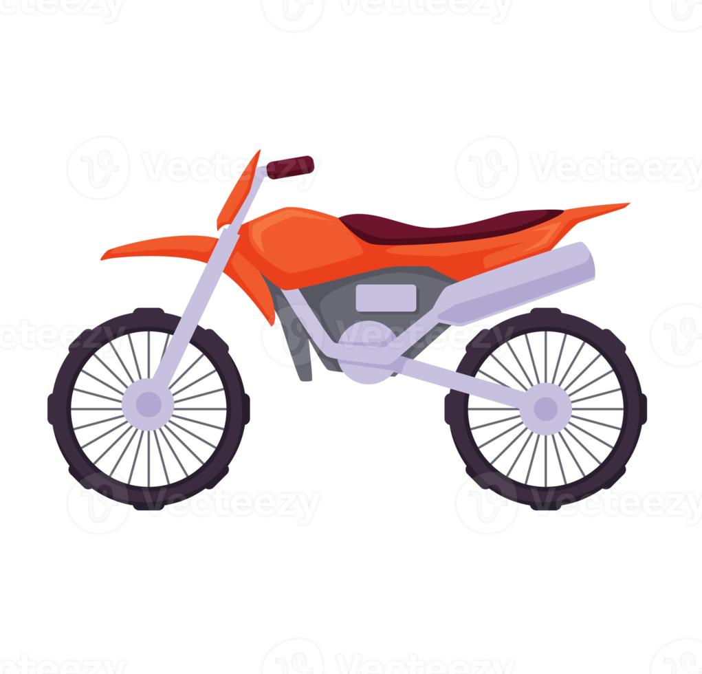 Motorcycle and scooter isolated illustration png