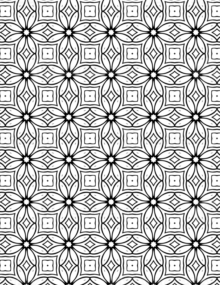 Adult Geometric Pattern Coloring Pages. Coloring book, seamless