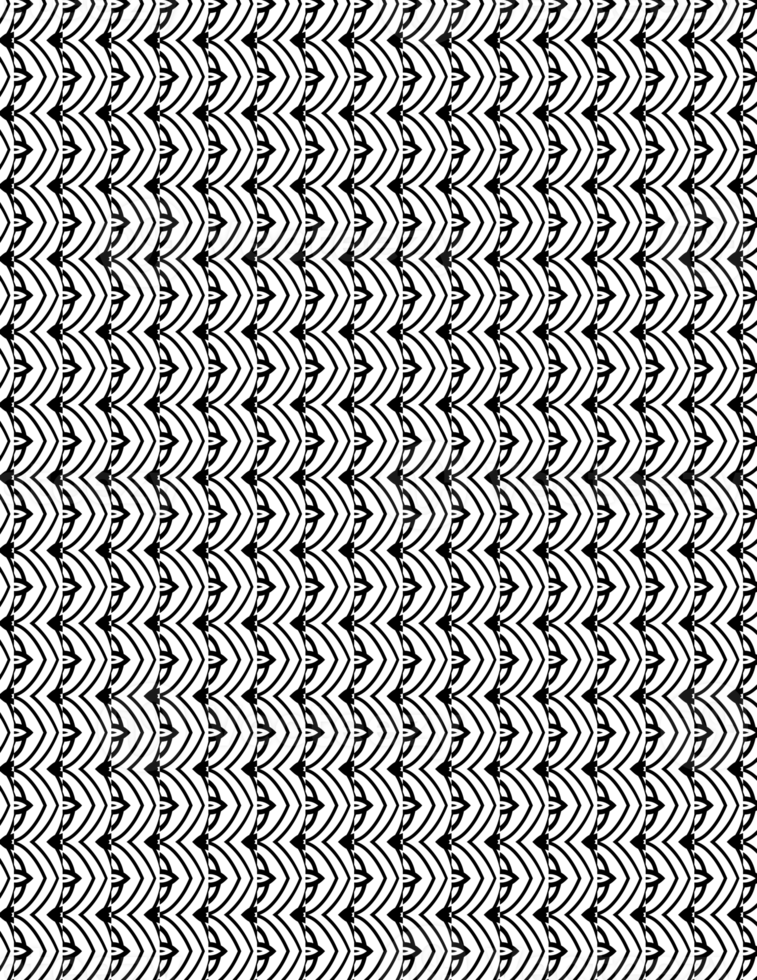 Malvorlagen mit geometrischen Mustern für Erwachsene. Malbuch, nahtlose Malseite für Erwachsene. png