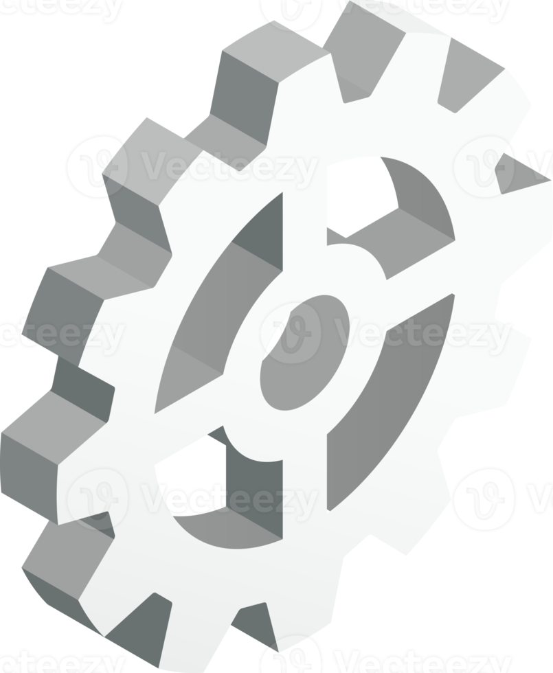 gear icon symbol 18983849 PNG