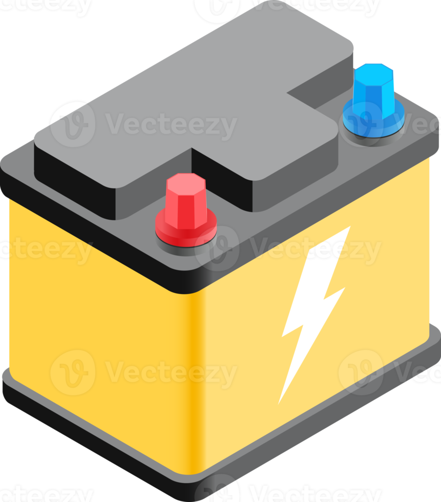 icône de symbole de batterie png