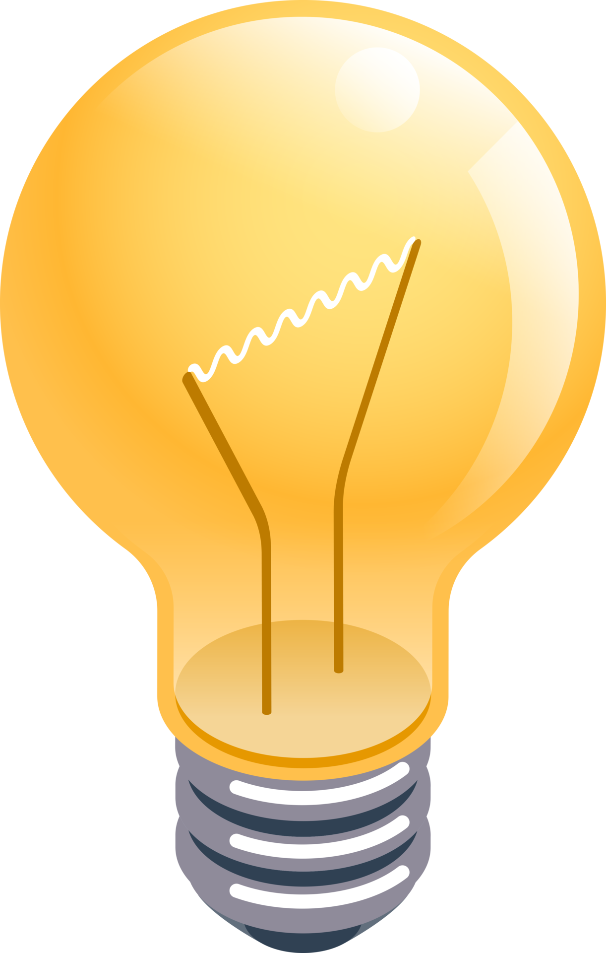 Light Bulb Symbol Icon 18983875 PNG