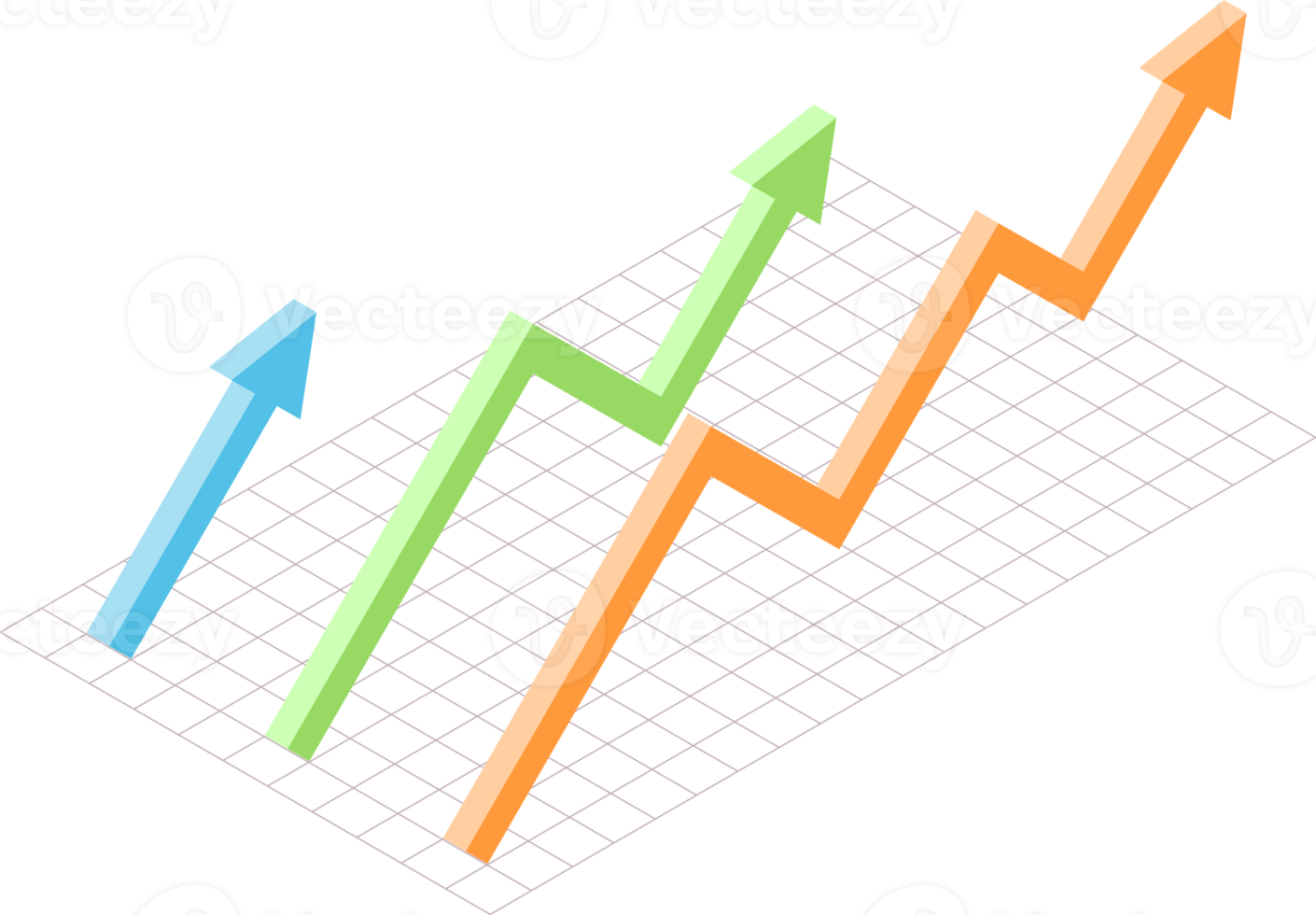 icône isométrique infographie png