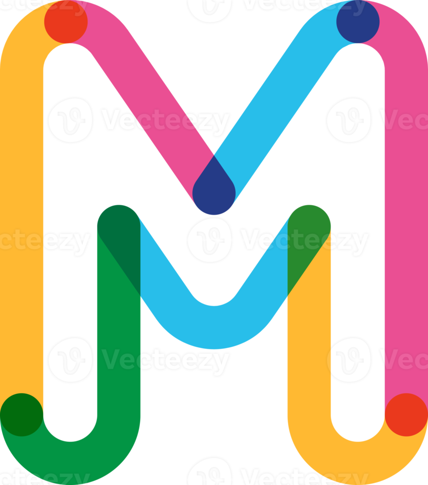Alphabet line color text font png