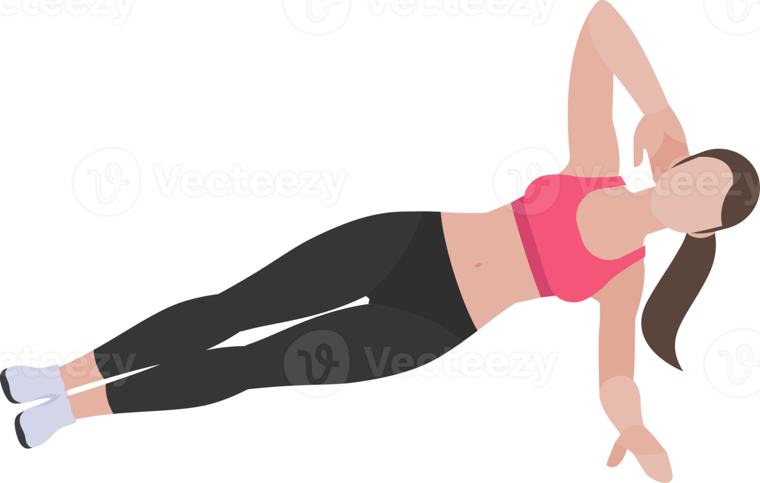 woman workout exercise png