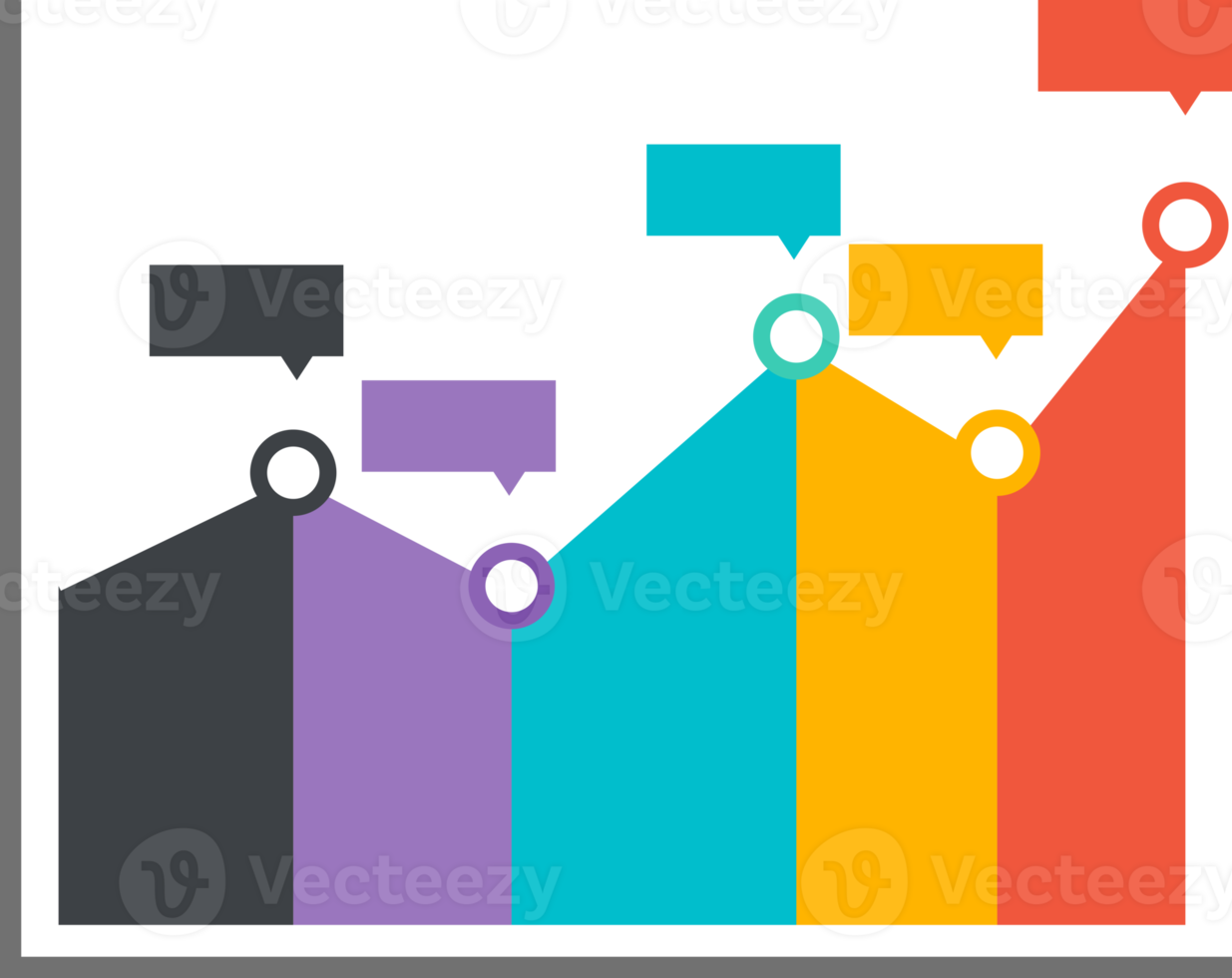 Infografica colore icona png