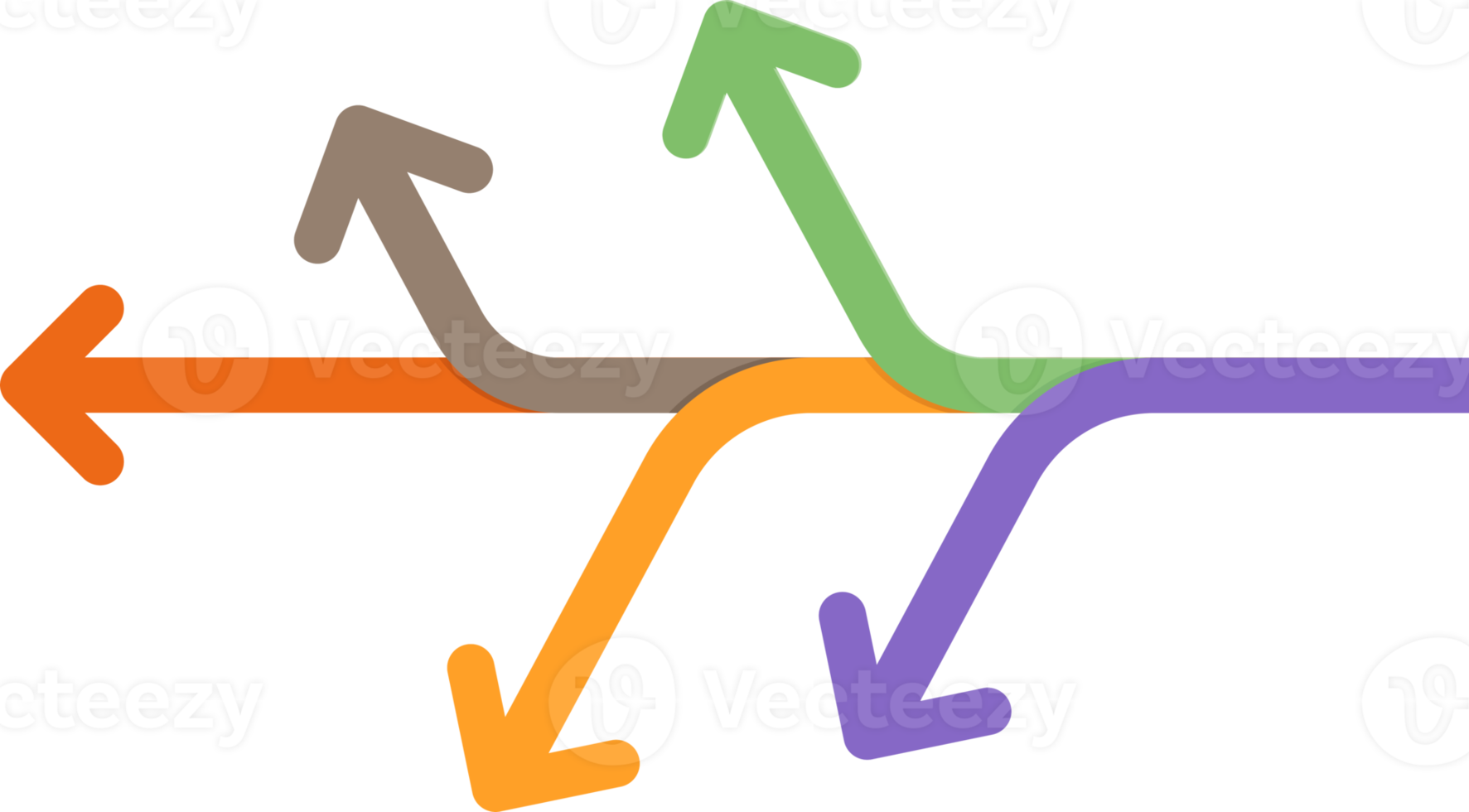 arrow Infographic color png