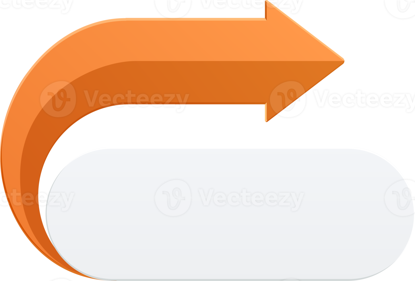 arrow banner color template png